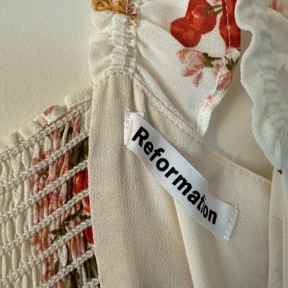 Reformation Floral Sundress. Size S. NWOT. - Picture 3 of 3